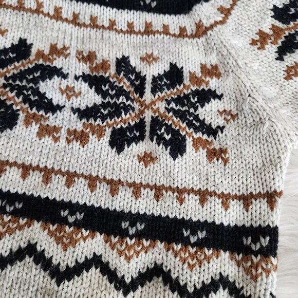 Vintage Dillards XL Fair Isle Nordic Grandpa Sweater Acrylic Knit Pull Over - Picture 12 of 14